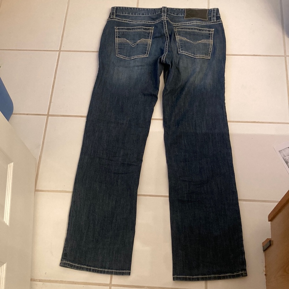 Rock & Roll Denim Double Pistol Straight Relaxed Straight Leg 34 x 34